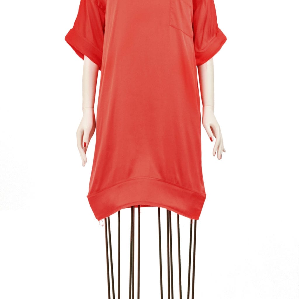 LANVIN Reinforced-hem silk tunic | Shop Online